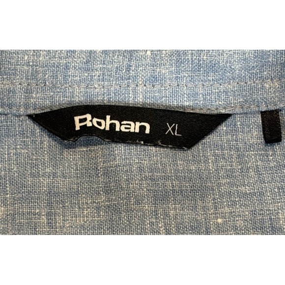 Rohan Porto Linen Button Up Shirt Light Weight Long Sleeve Size XL - Picture 2 of 7